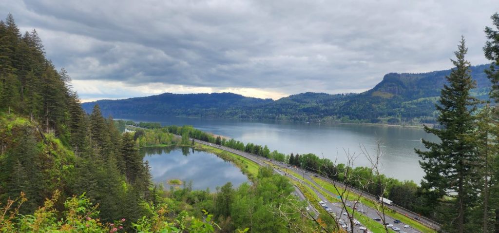 a view of the Columbia River